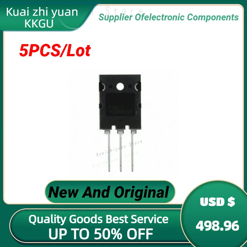 

5PCS/lot FDL100N50F FDL100N50 100N50 TO-264 100A 500V Power MOSFET transistor