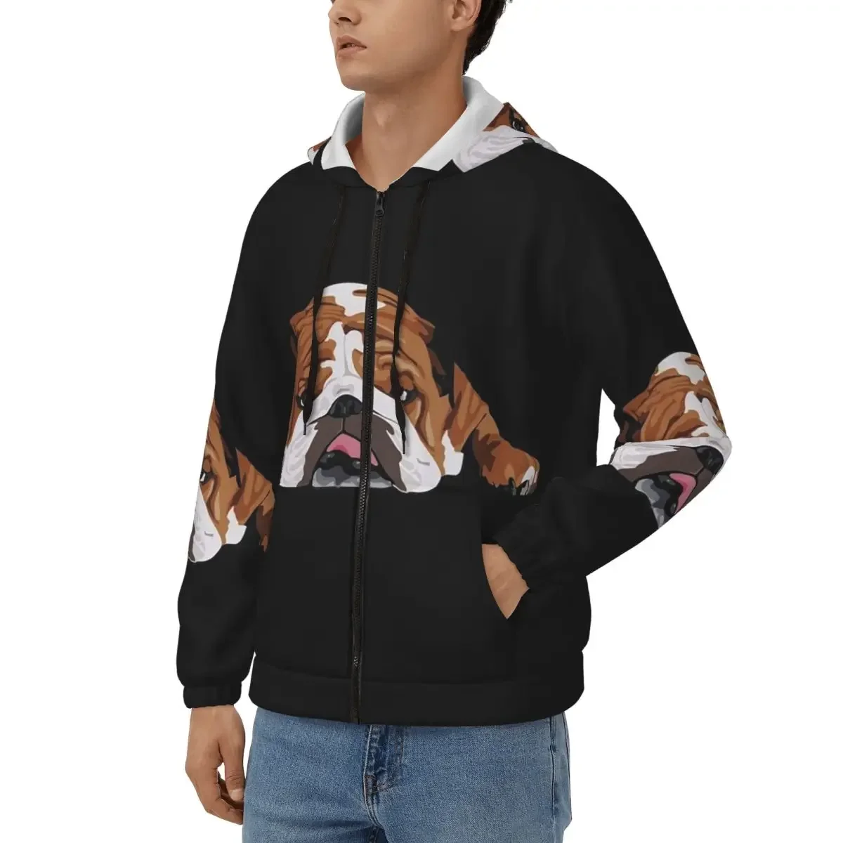 Sharpei Shar Pei الكلب سستة هوديس Harajuku البلوز الخريف الشتاء الرجال النساء بلوزات طويلة الأكمام بلايز