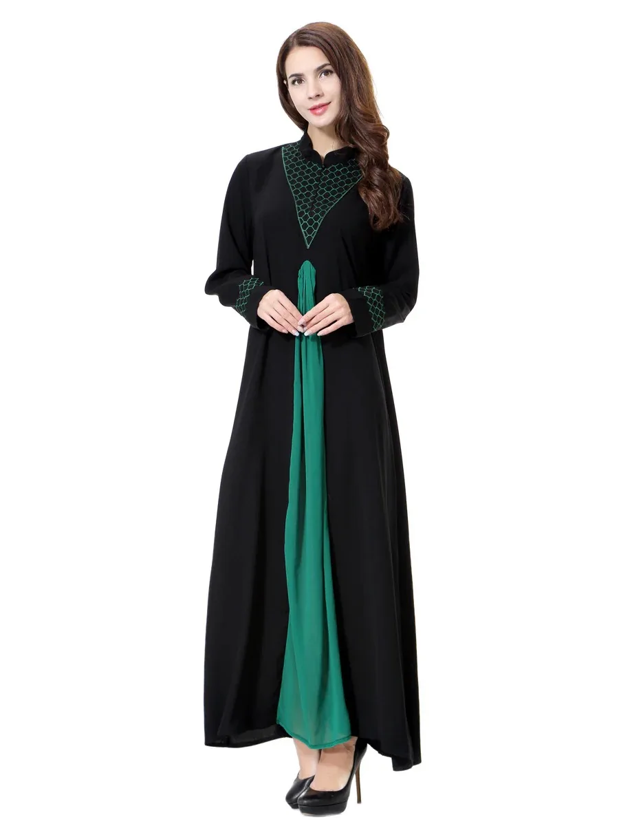 Muslim Abaya Robe for Women - Elegant Islamic Modest Prayer Dress, Long Sleeve Loose Maxi Gown for Ramadan Eid & Daily Wear