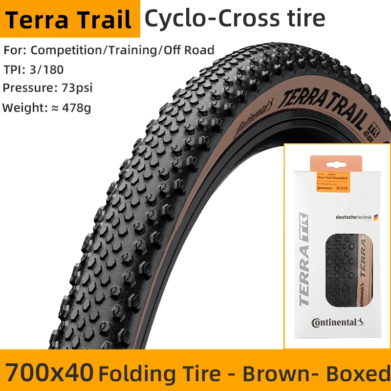Pneus Continentais Terra 700x35C/40C ShieldWall