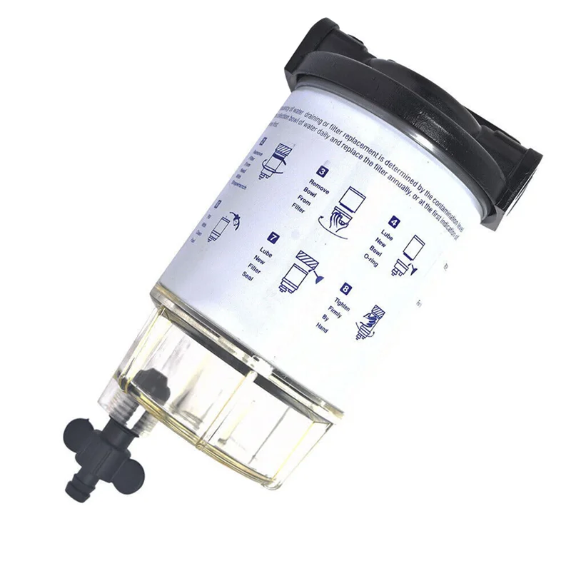 

New Boat 3/8 Inch NPT Fuel Water Separating Filter System S3213 For Mercury -Marine Outboard Motor Accessories