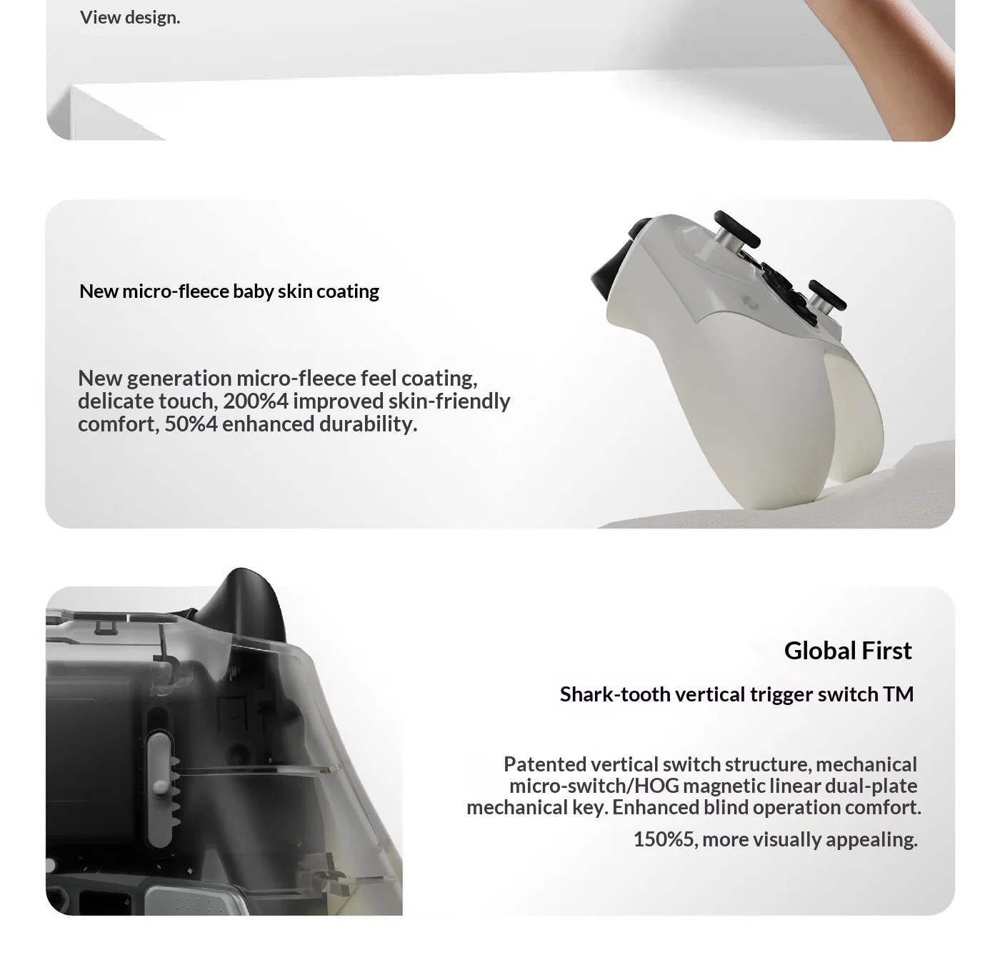 Gripure HaptiX-1 8K Game Controller Capacitive Joystick Asymmetric