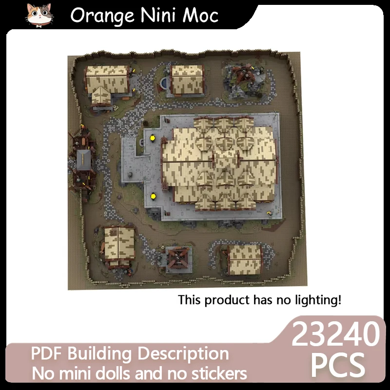 Ring Movie Model DIY MOC Building Bricks Large Military Castle Modular Technology Gifts Holiday Assemble Children Toys Suit