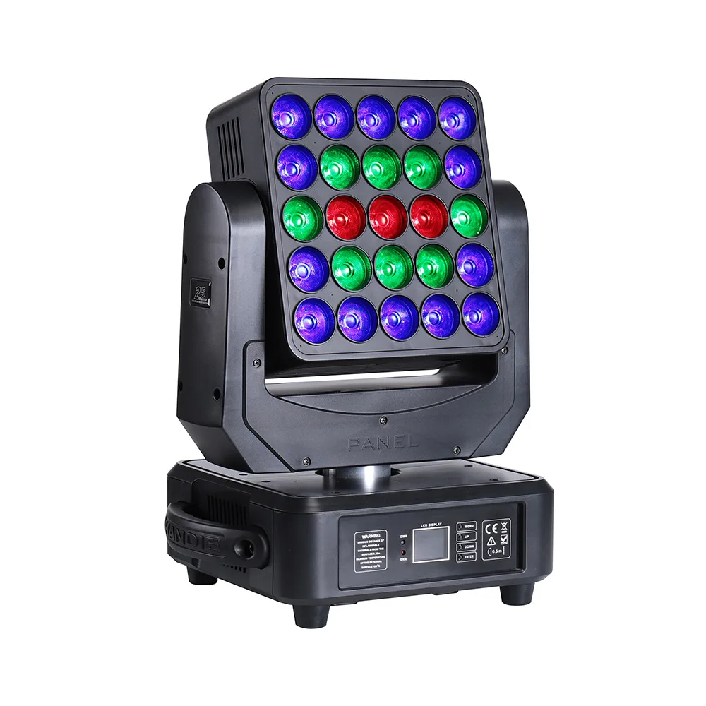 

New LED stage single point control dyeing beam of light 25 15WRGBW stepless matrix led moving head beam of light