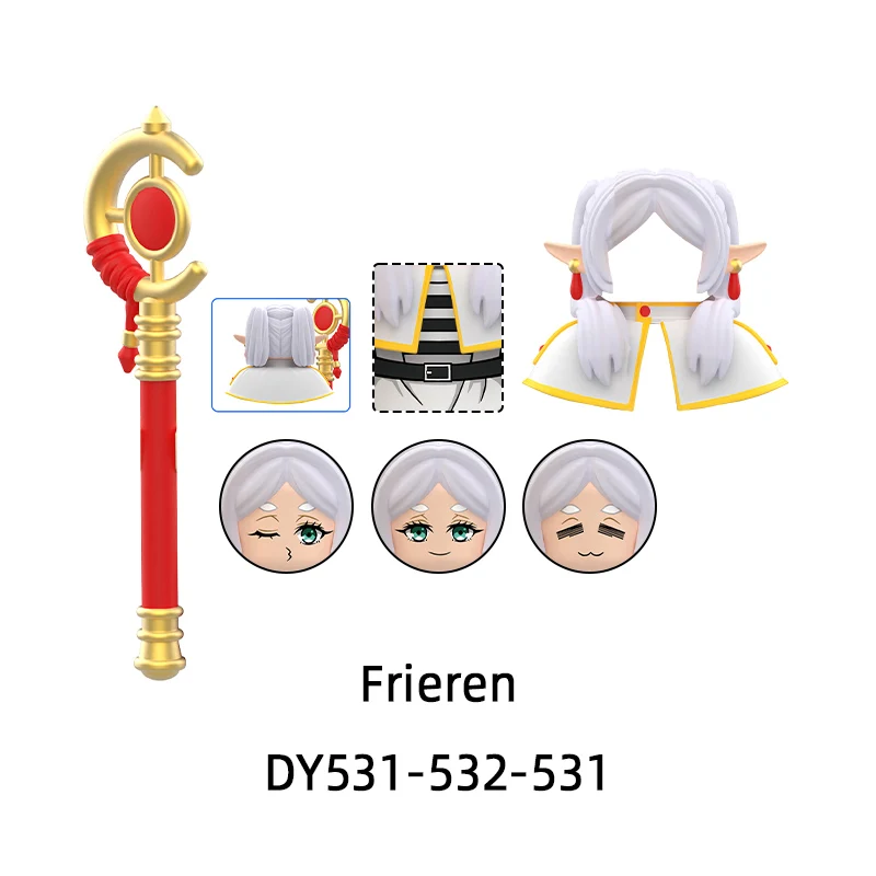 DY531-DY532 Frieren Modellbausteine MOC-Set Geschenk-Spielzeug – Detail 2