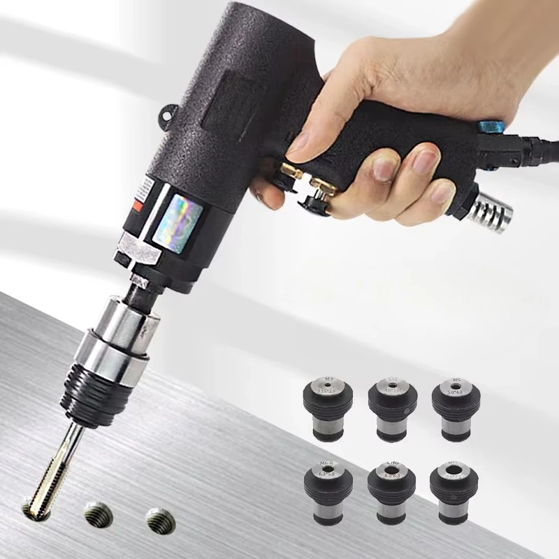 Thread Tapping Tool - Industrial-Grade Pneumatic Tapper with Multiple Tap Holders Pneumatic Tapping Machine Air Pneumatic