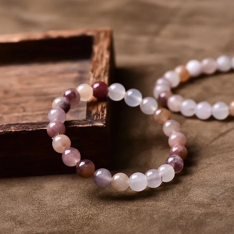 

Женский универсальный браслет из натурального золотого шелкового нефрита из Синьцзяна, фиолетовый нефритовый браслет.