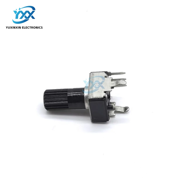 Potenciômetro vertical rv09 wh09, resistor ajustável 1k 2k 5k 10k 50k 100k l20mm (comprimento do eixo 12.5mm) tipo rotativo rv0932 com 10 peças
