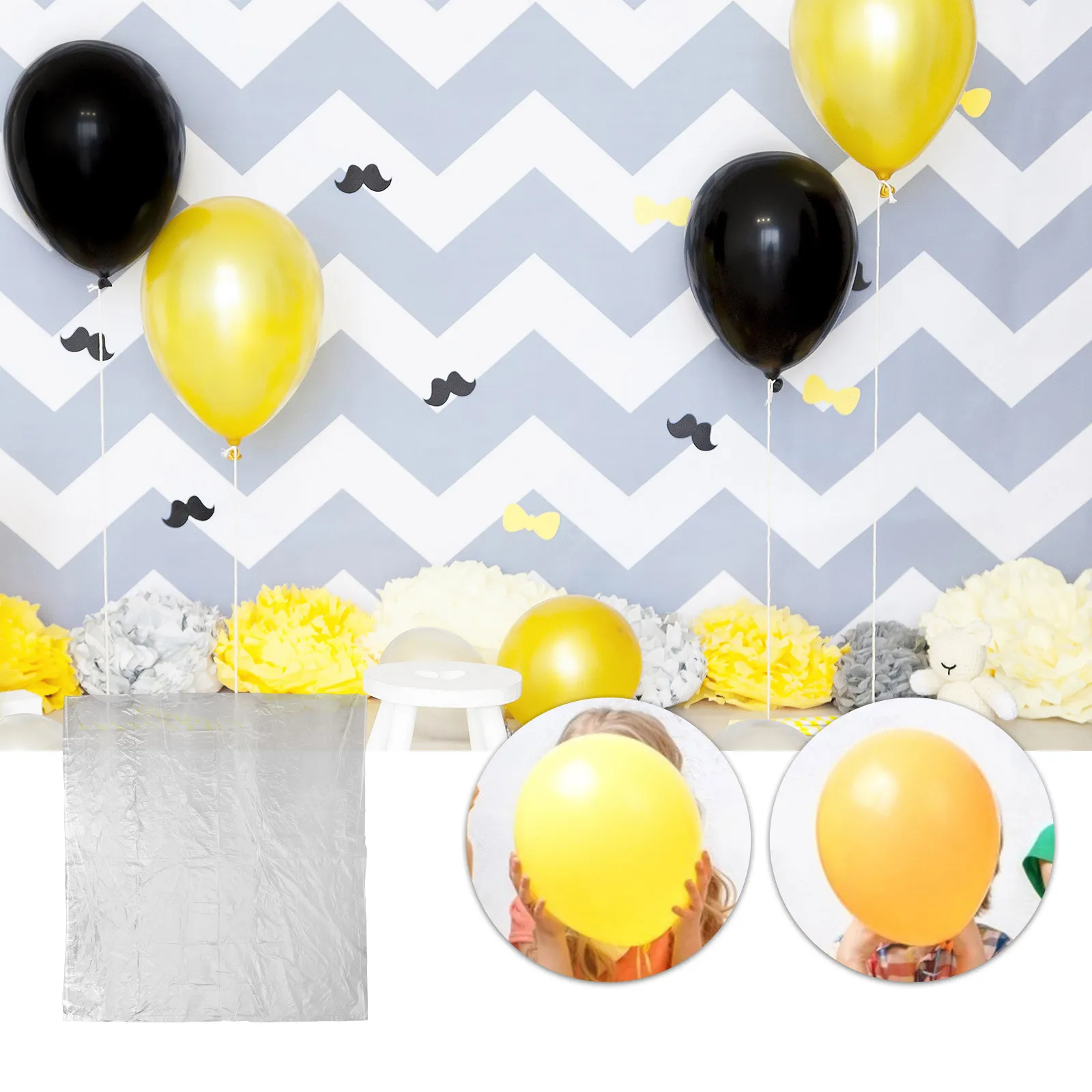 

5Pcs Balloon Storage Bags Large Capacity Portable Organizers for Parties Weddings Events Balloon Bags Balloons Containers