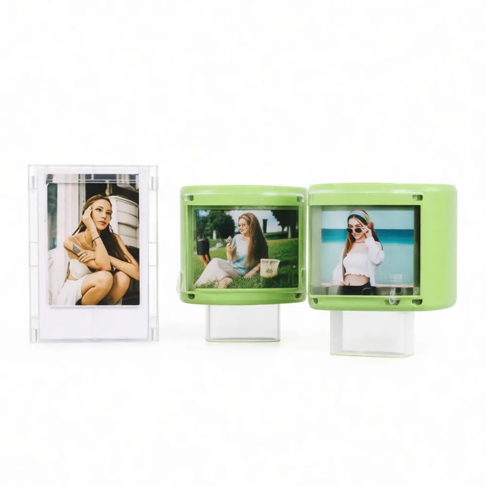 3 Inch Magnetic Photo Frame For Instax Picture Holder Fridge Magnet Decorative Desk Stand Home Office Aesthetic Storage