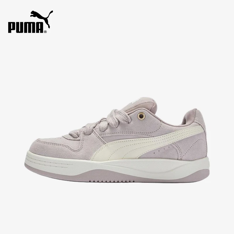 Puma genuine ParkLunaSD new women's light purple beige retro board shoes 402510-11