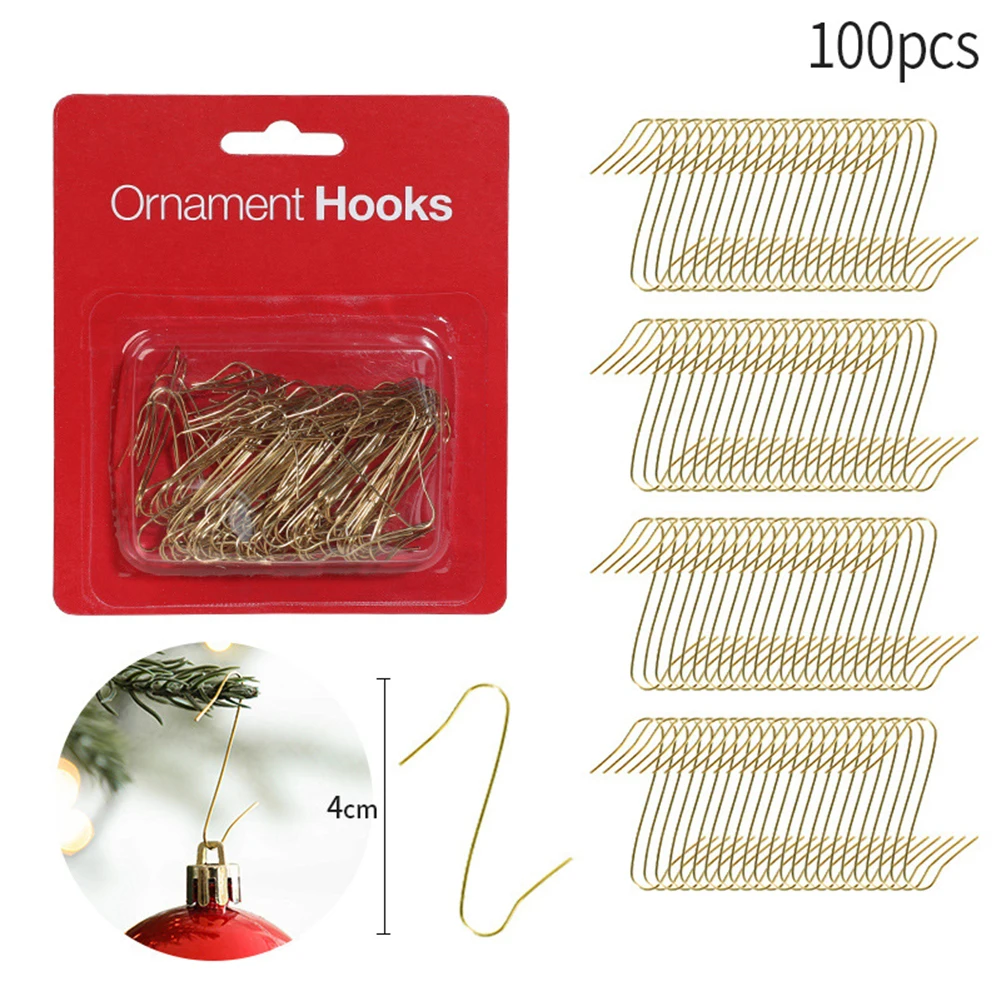 A Practical Solution 100 Decorative Hooks Designed For Conveniently Hanging Ornaments On Your For Christmas Tree