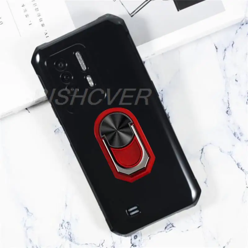 For OUKITEL WP17 WP19 Case Back Finger Ring Soft TPU Silicone Case For OUKITEL WP17 WP19 Phone Cover