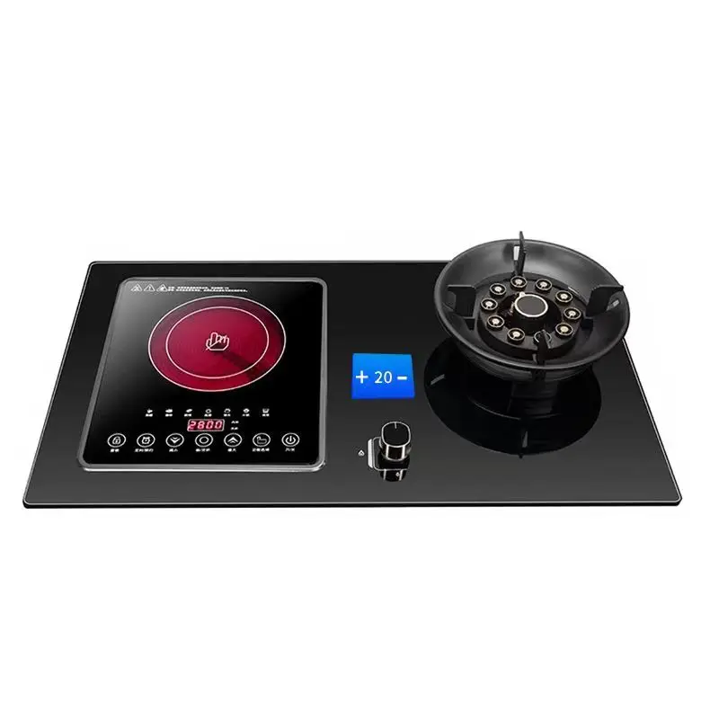Tempered Silkscreen Glass Top Cooking Gas Stove for Kitchen