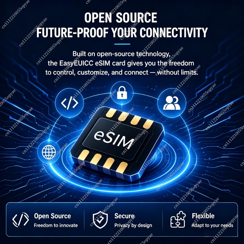 Open Source ESIM Physical Card EasyEUICC Unlimited Write Storing 15 Sets of PhoneNumbers The Same As The 5ber Premium Version