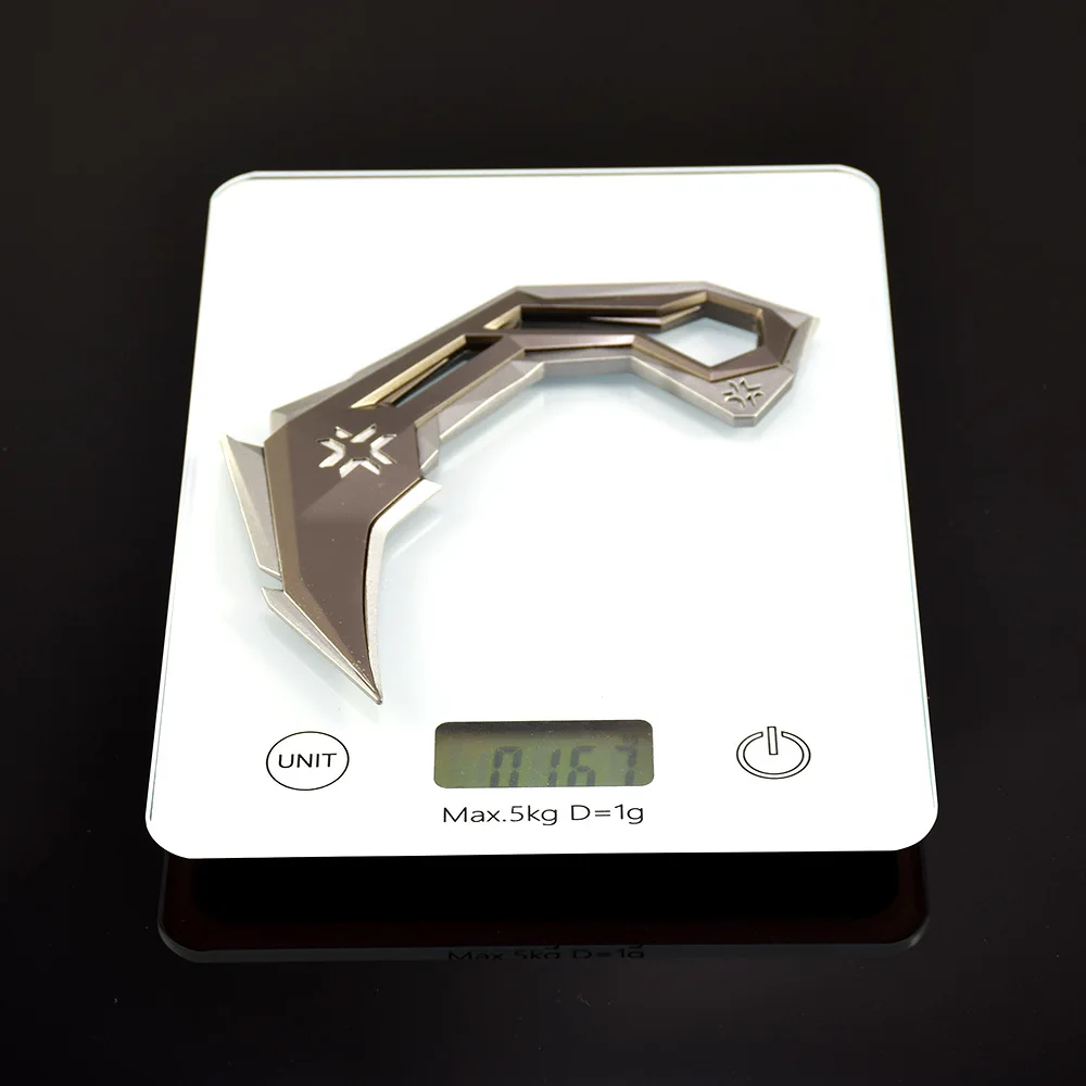 24cm valorant 2025 vct karambit jogo periferia de metal completo artesanato arma modelo cosplay prop ornamentos colecionáveis menino brinquedos presentes