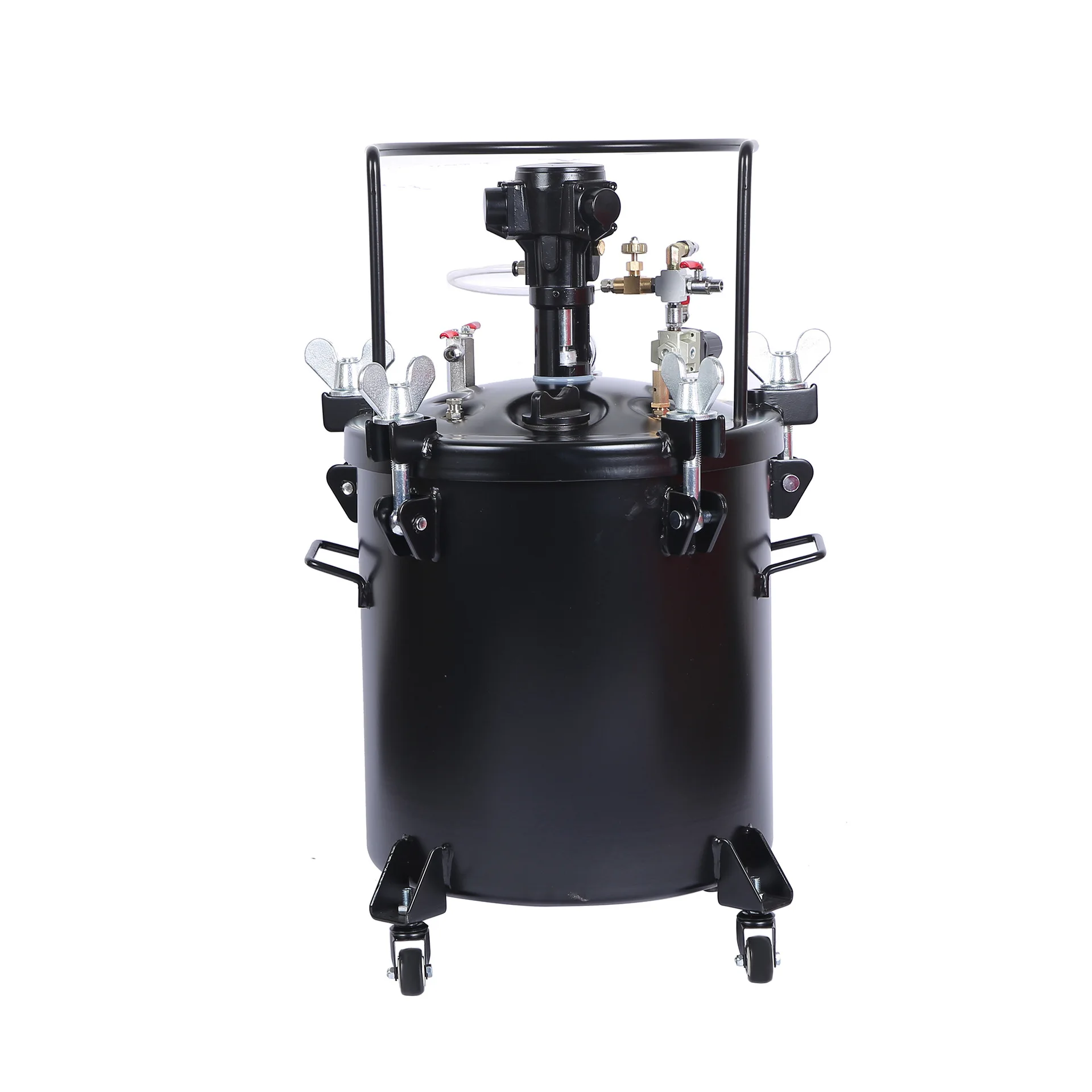 Atomizing Spraying Paint High Efficiency Spraying Press Stainless Steel Spraying Pneumatic Pressure Bucket Manual Mixing Tank