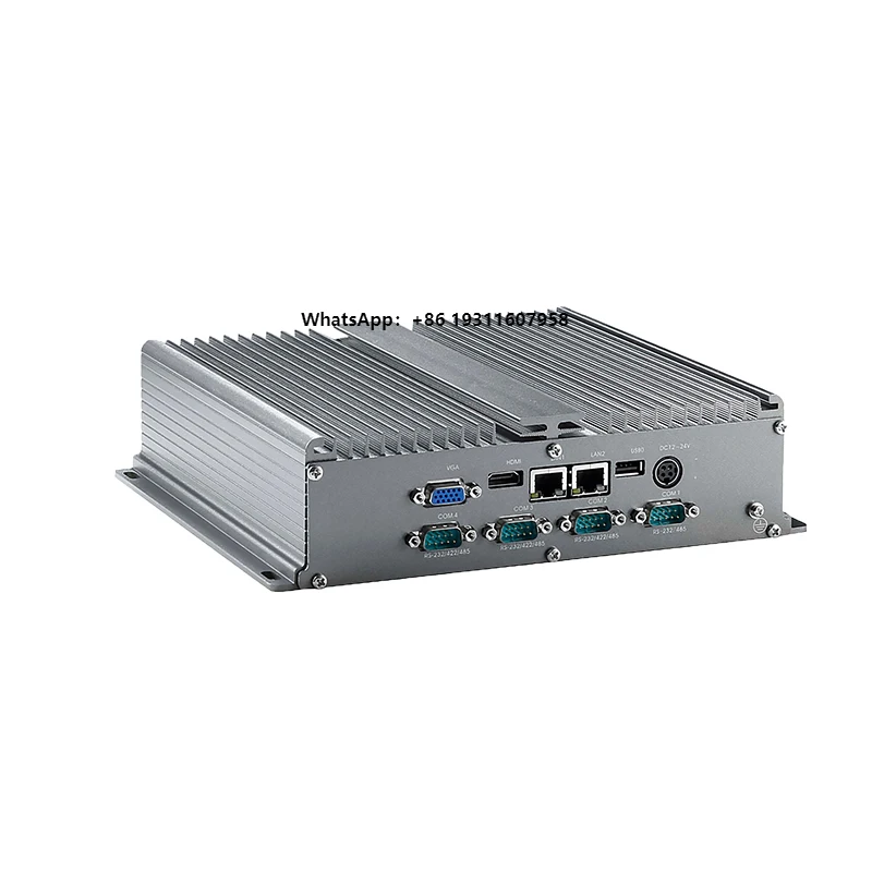 1007U/1037U Безвентиляторный промышленный компьютер Мини-ПК 2LAN 6COM 6USB Поддержка ОС Win XP
