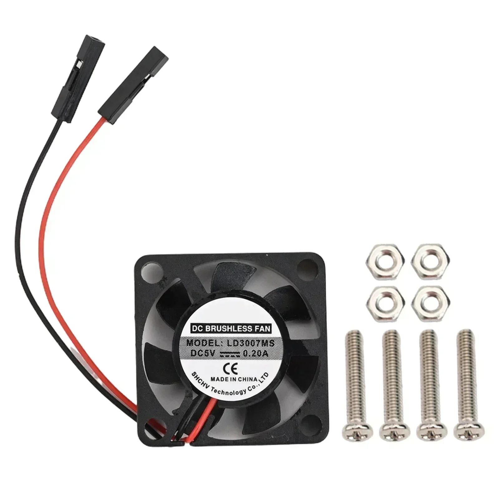 5V 3007 Cooling Fan for Raspberry Pi 4 3 B+ 3 B 2 B+ and For Zero Super Quiet Operation and Long Lasting Performance