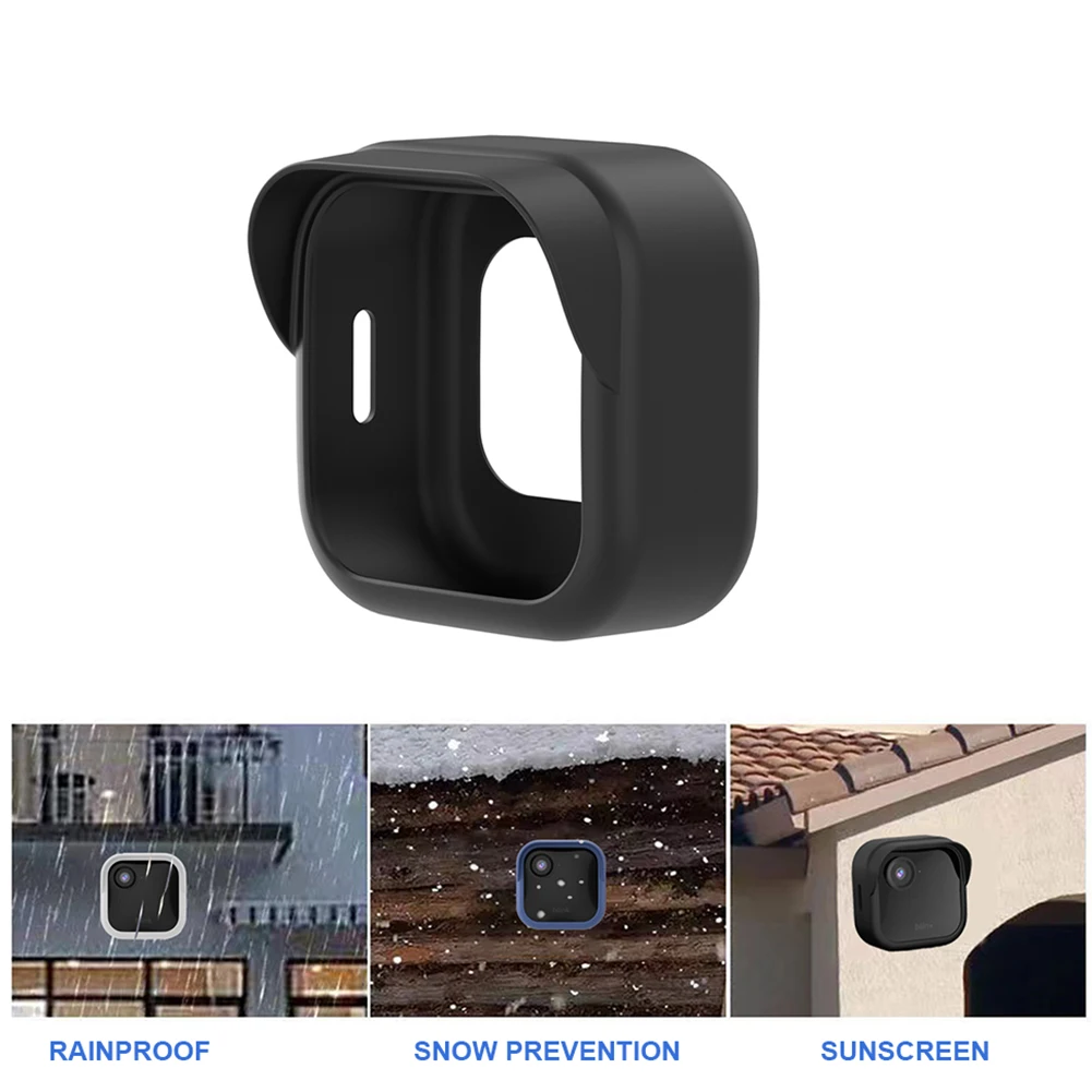 Silicone Security Camera Protective Case Cover Weatherproof Cam Protector Case Anti-scratch Sleeve for Blink Outdoor 4 (4th Gen)