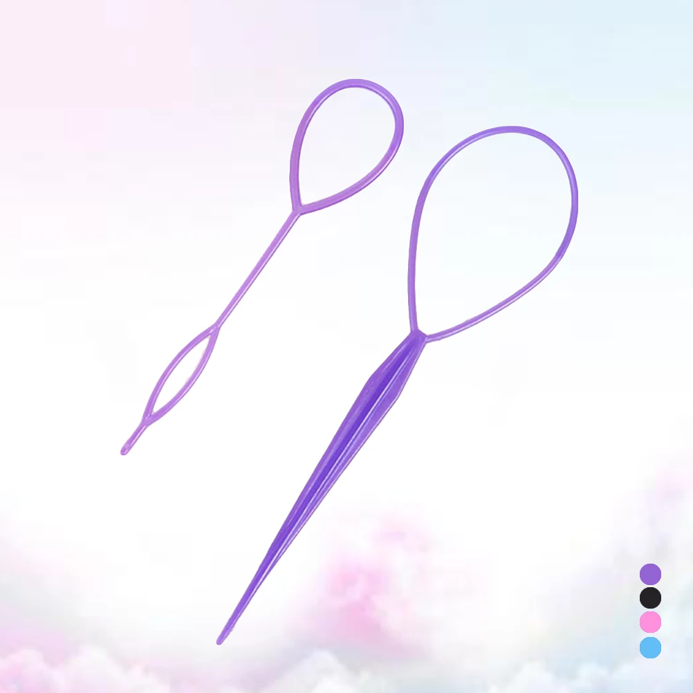 

8Pcs Portable Hair Styling Tool DIY Foldable Bun Maker for Neat Elegant Look Perfect for Party Ballet Dance Tail Accessory