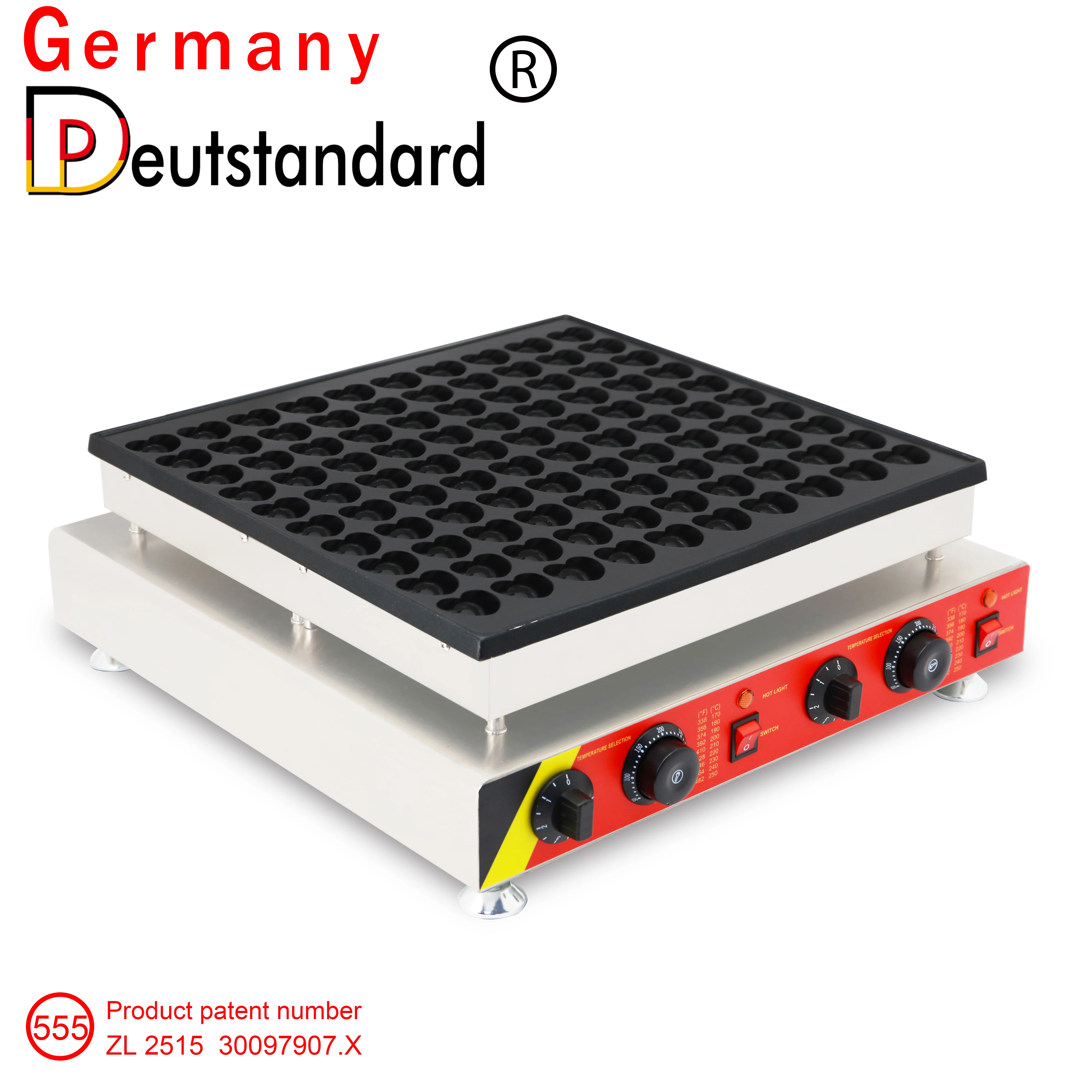 Elektryczne urządzenia do robienia poffertjesów i naleśników z 100 otworami, maszyny piekarnicze, grill do gofrów