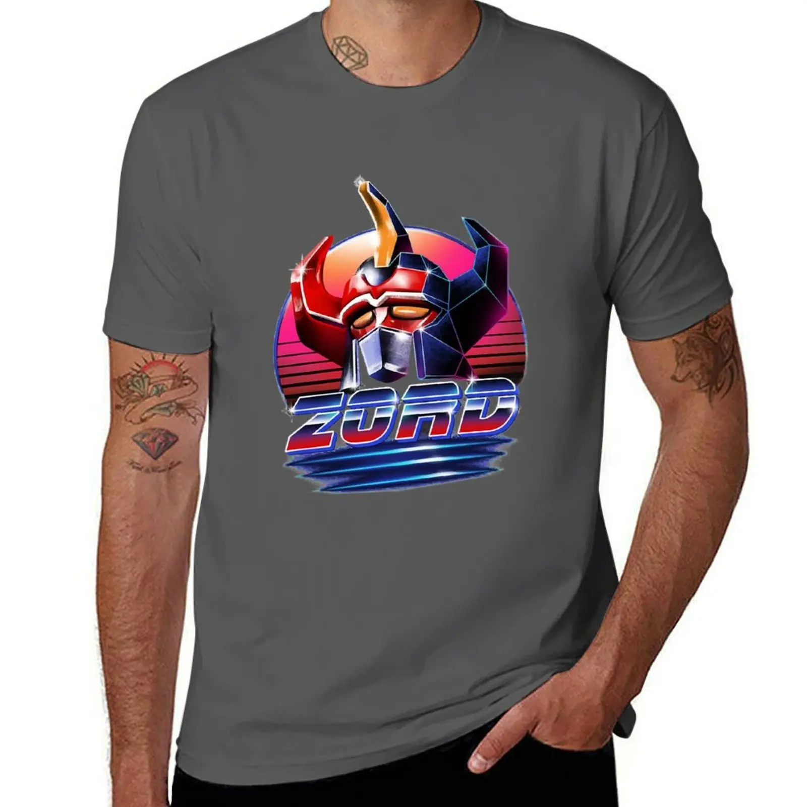 

Zord Power T-Shirt Plus Size Summer Short Sleeve T-Shirt