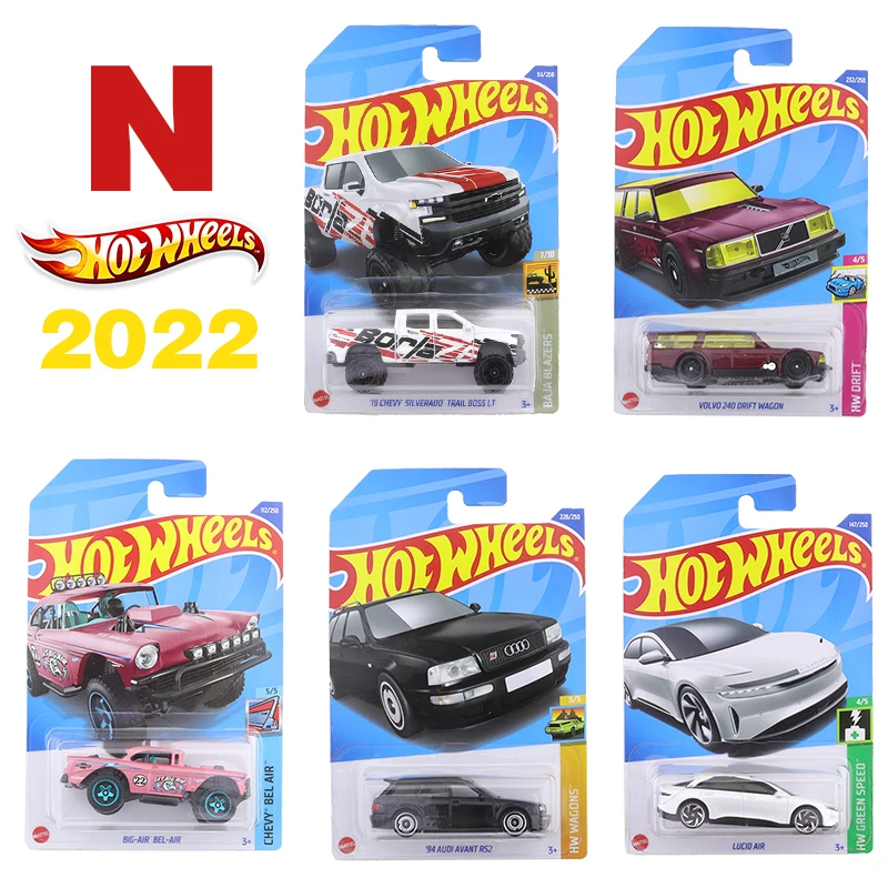 

2022N Hot Wheels Small Sports Car Bugatti Nissan Toyota Alloy Car Model Boy Toy