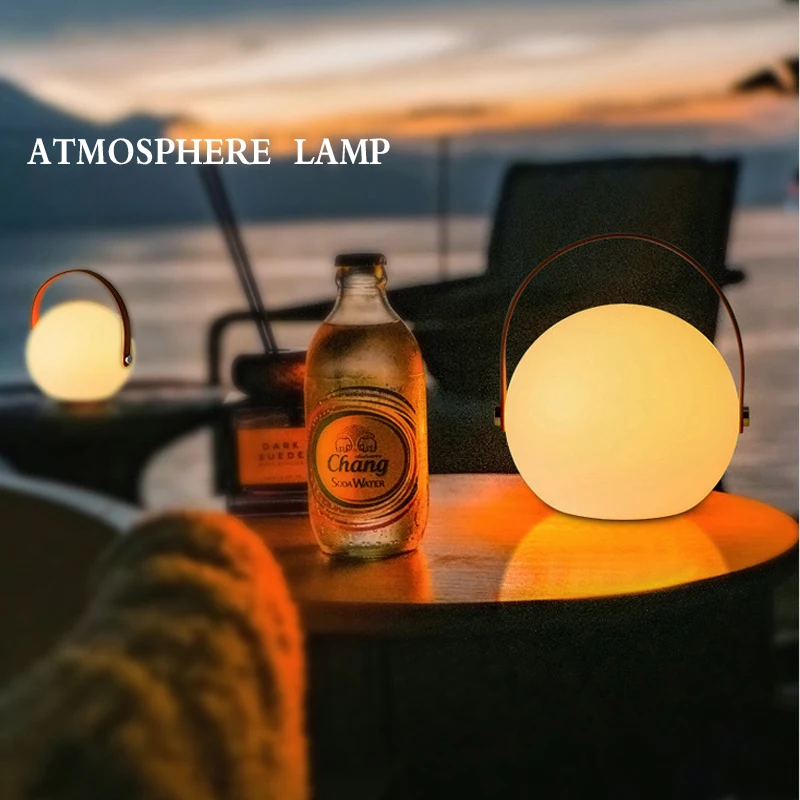Cmoonfall Luz Usb Luces Led Rechargeable Long Battery Life Outdoor Restaurant Table Lamp Camping Hanging Cute Night Lights  Gift