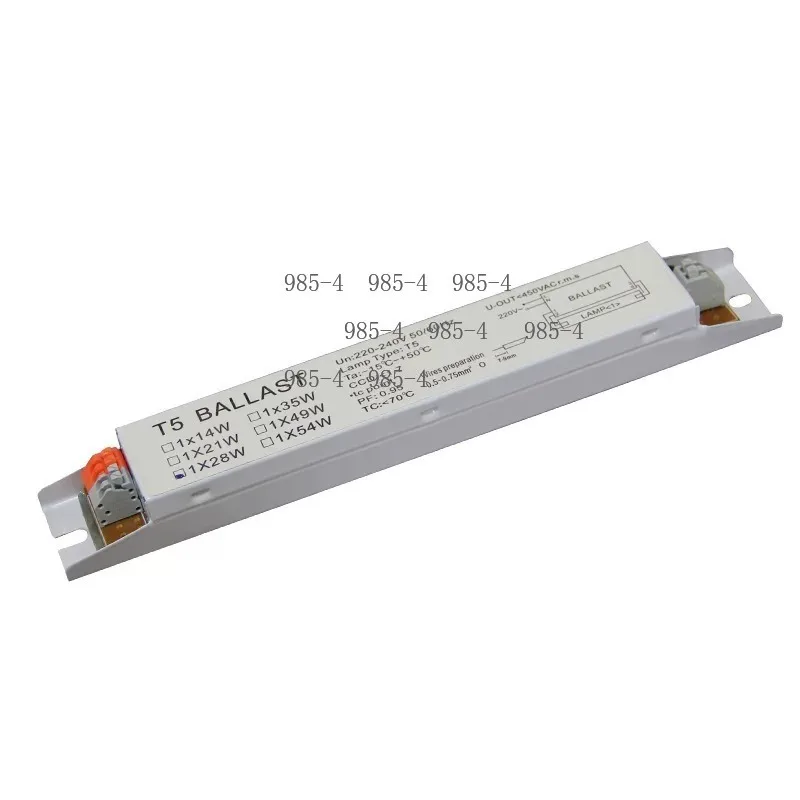 Wide Voltage T5 Fluorescent Lamp Electronic Ballast 220-240V AC Multi Wattage Compatibility