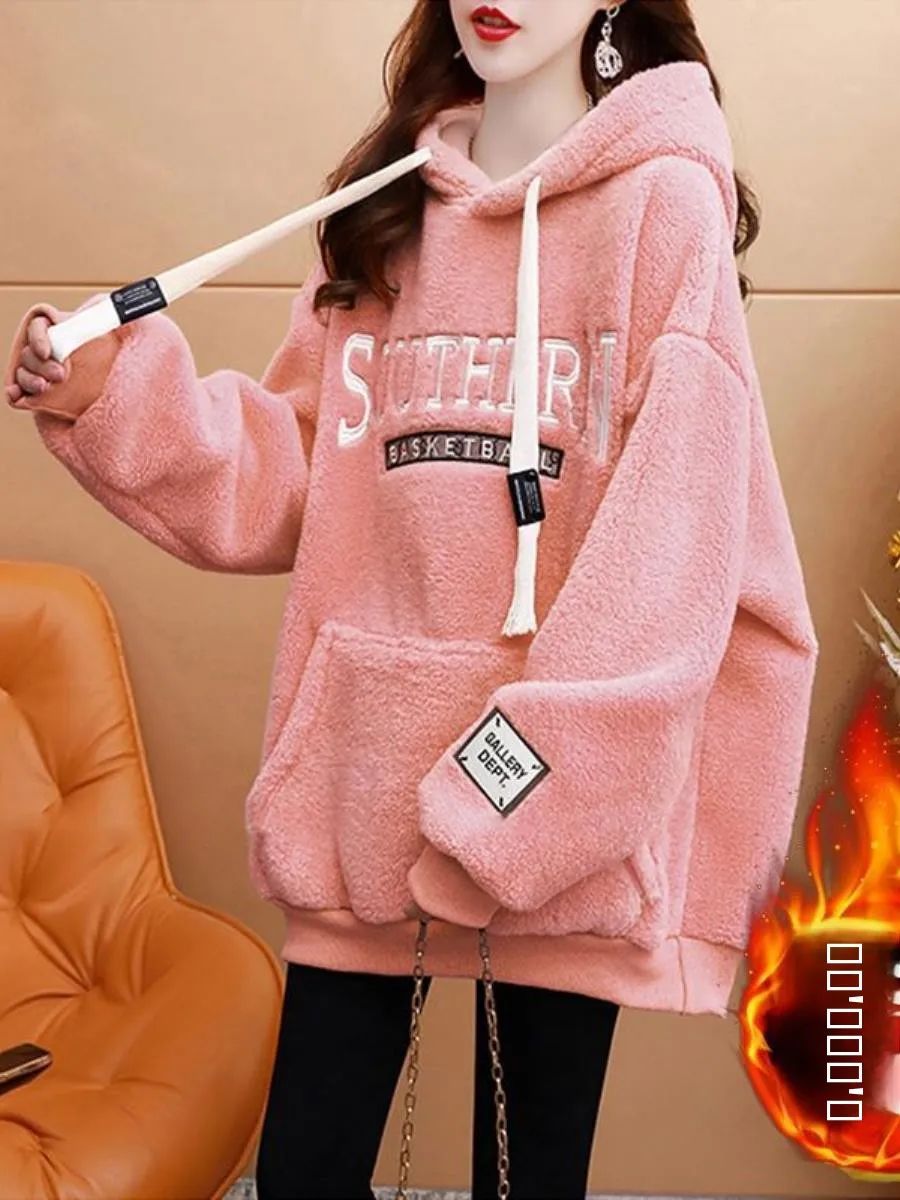 

Повседневная универсальная женская толстовка свободного кроя 2025: Новинка, шикарный дизайн, модный топ на осень-зиму, трендовая модель с длинными рукавами и принтом бабочки.