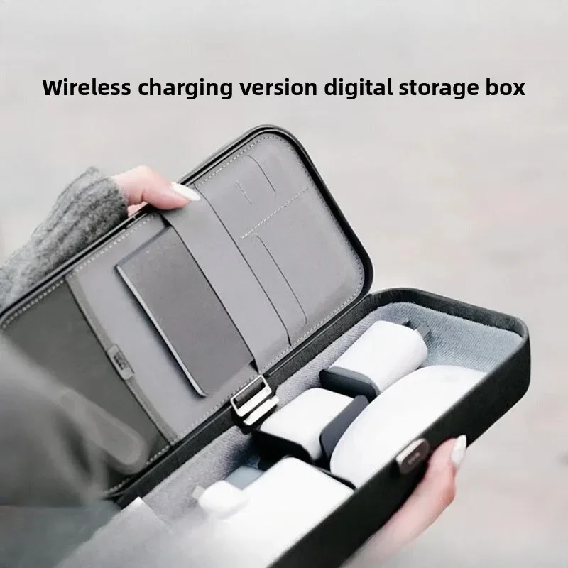 Storage box, digital accessories, data cable, charger, earphones, multi-function finishing bag.