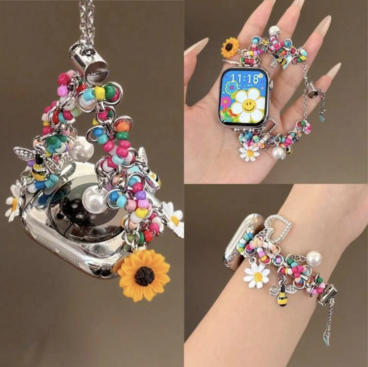 Luxuriöses, elegantes Armband für Apple Watch Damen Serie 11/8/7/6/10/9 40mm 41mm 38mm 42mm 44mm 45mm 46mm