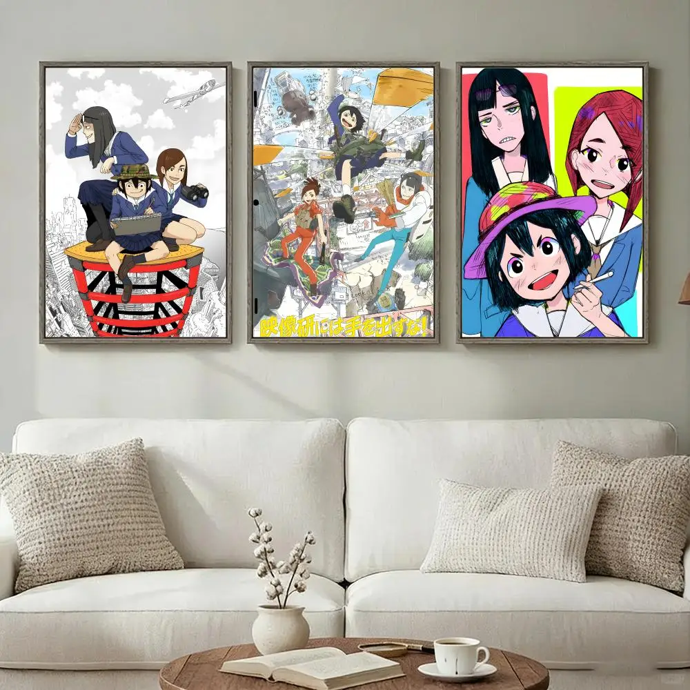 Anime K-Keep Your Hands Off Eizouken Poster Wall Art Print Poster for Living Room Bedroom Home Decor