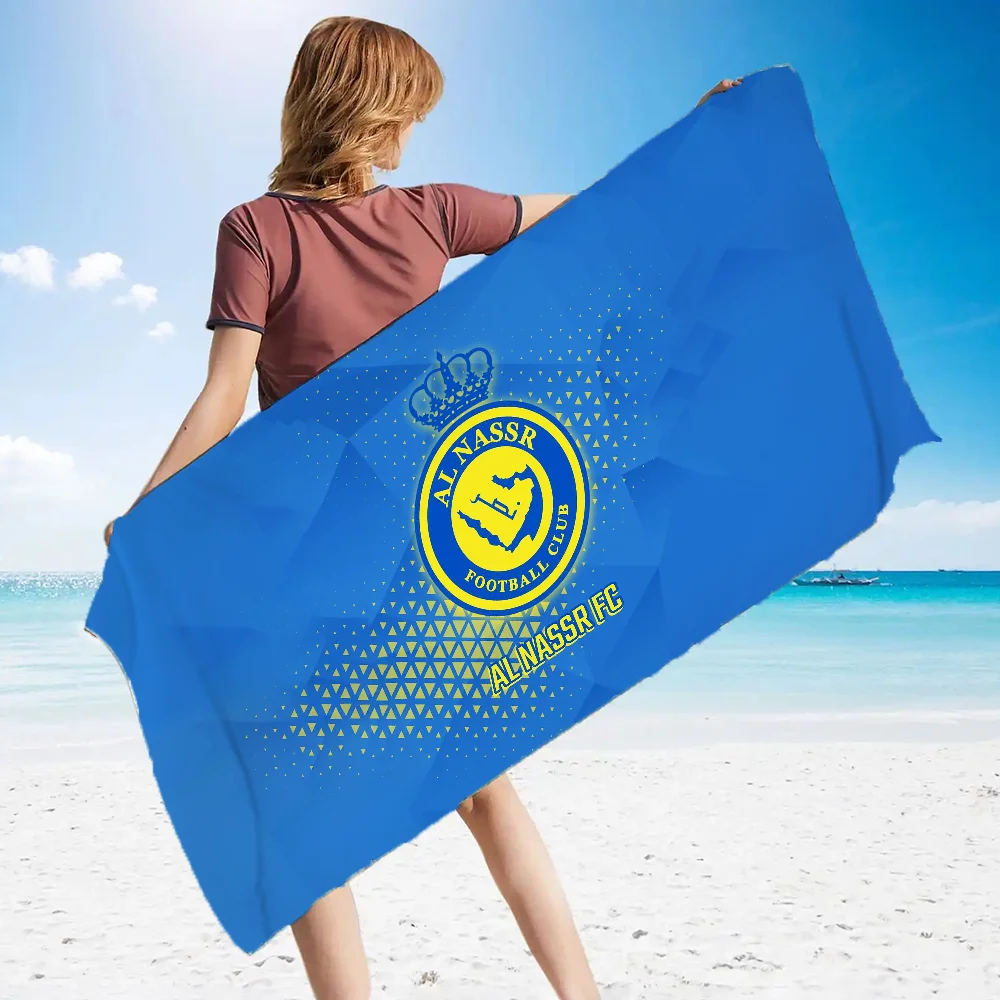 A-Al-Nassr FC Large Cotton Beach Towel Man Absorbent Gym Towels With Designs Home Microfiber Towel Trip Microfiber Sauna Cloth