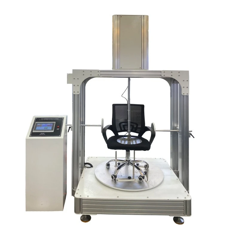 كرسي مكتب دوران مقعد آلة اختبار المتانة كرسي دوران متكرر ضغط ارتداء معدات اختبار المتانة