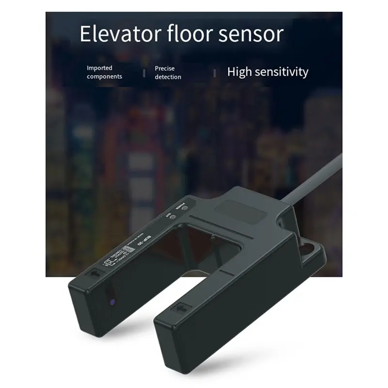 [LXYA68Z!] BUP-30Mm NPN Slot Type Through Photoelectric Switch Sensor 12-24V DC Proximity Detection