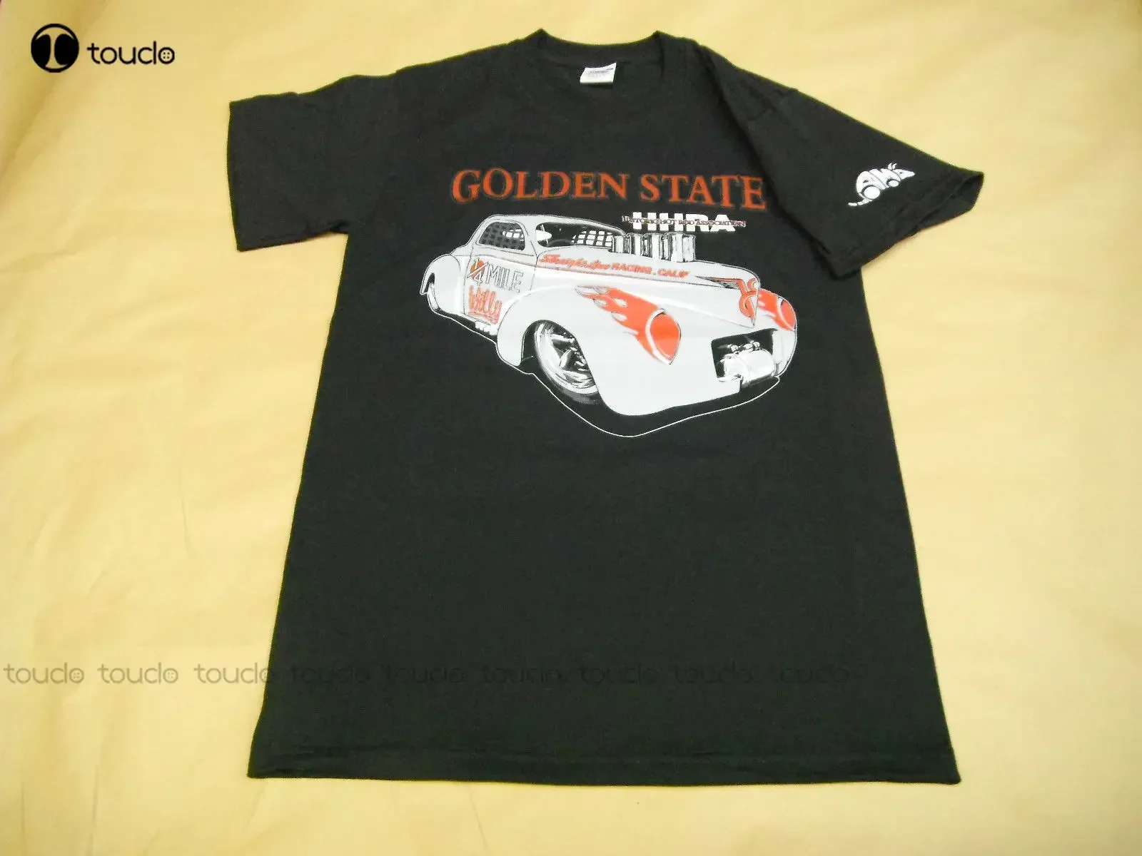 Newest Fashion T Shirt Willys Gasser Golden State Drag Race Hot Rod By Mad Armadillo S - 3XL O-Neck Hipster Tshirts