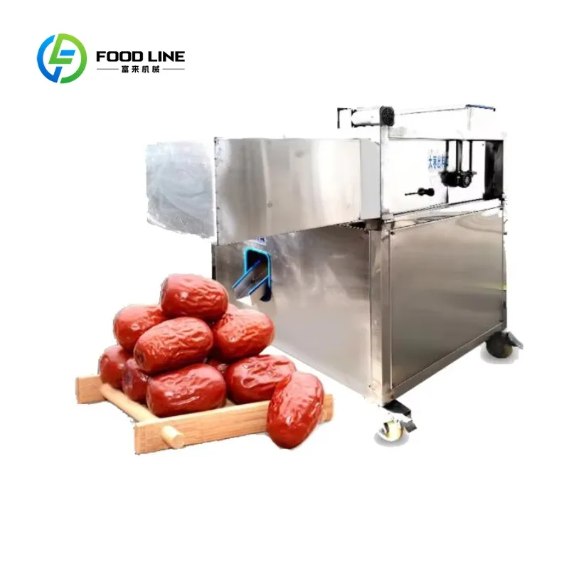 Automatic Palm Pits Removing Machine Fruit Core Seeds Remove Dates Cherry Litchi Olive Pitter Medjool Date Pitting Machine