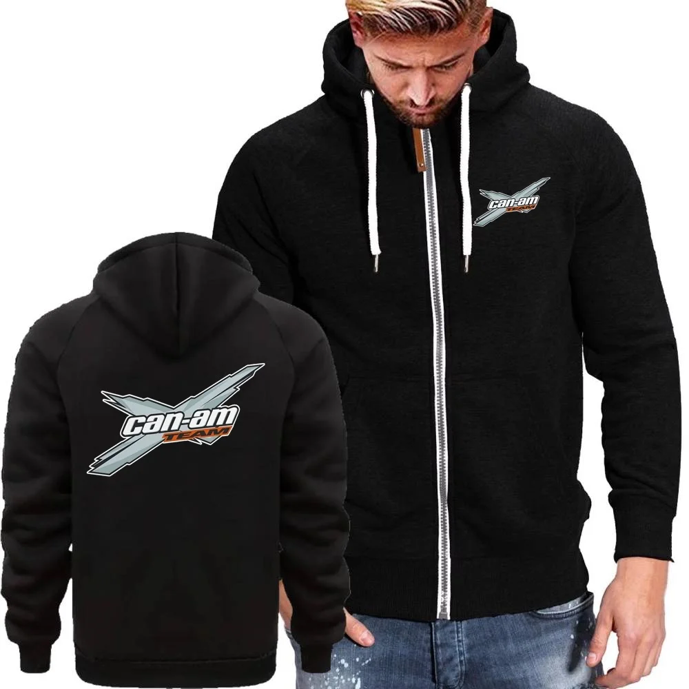 Novo can am fora da estrada brp atv comandante utv outlander moletom com capuz jaqueta juventude correndo outwear casacos esportivos com capuz