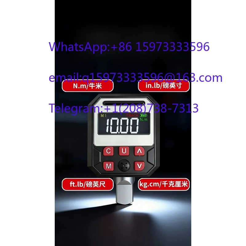 Professional Kg Wrench Torque Tester Digital Torque Detection Device for Mechanical Maintenance Workshop
