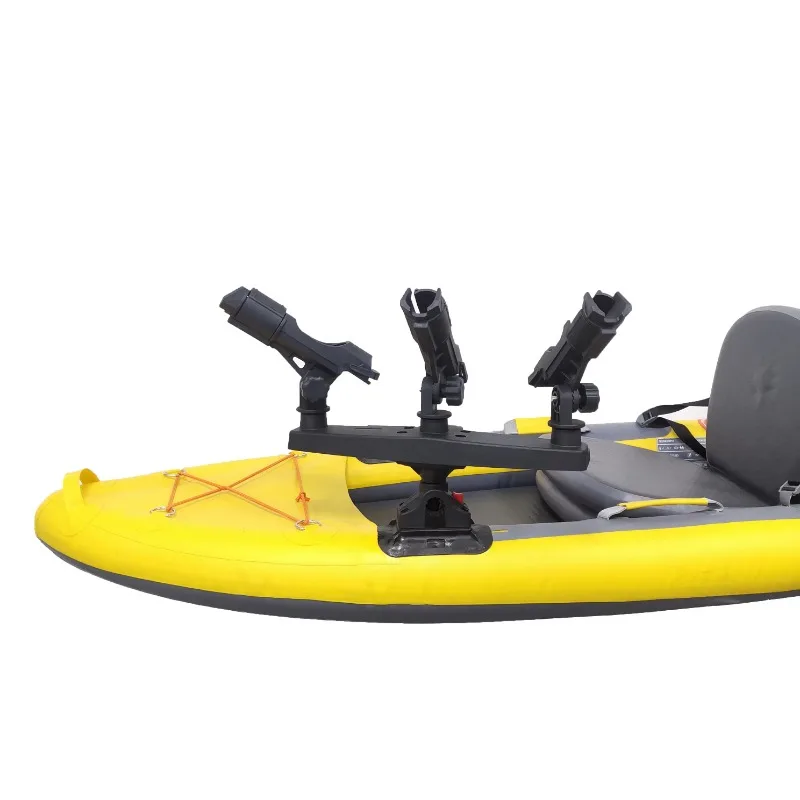 3 Triple Adjustable Multiple Inflatable Floating Bridge Boat Fishing Rod Boat Rod Bracket