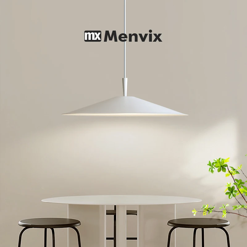 Menvix Nordic Design Led Pendant Lights Black for Table Dining Room Kitchen Hanging Lamp Fixture Home Art Decor Lighting Lusters