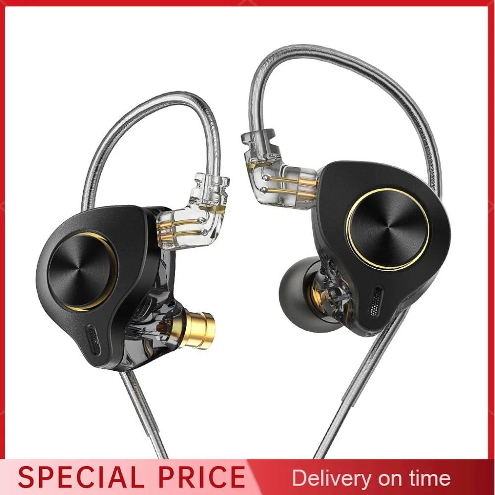 SGOR Luna in-Ear Monitor Earphones 13.5MM Planar Driver Wired Music Headphones HiFi Bass Earbuds DJ Headset Type C Pin USB C