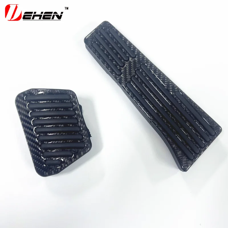 Car Accelerate Brake Pedal Real Carbon Fiber For BMW 1 2 3 4 5 6 7Series E81 E87 E90 E46 E91 E92 E60 E70 E71 E39 E63 E84 E53 E89