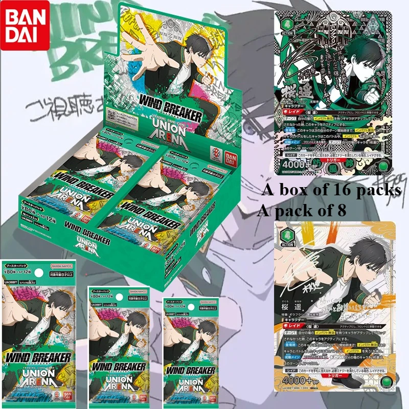 nuovo-ufficiale-bandai-union-arena-ua43bt-booster-box-wind-breaker-carte-tcg-giapponesi-sigillate-anime-collection-card-regalo-per-bambini