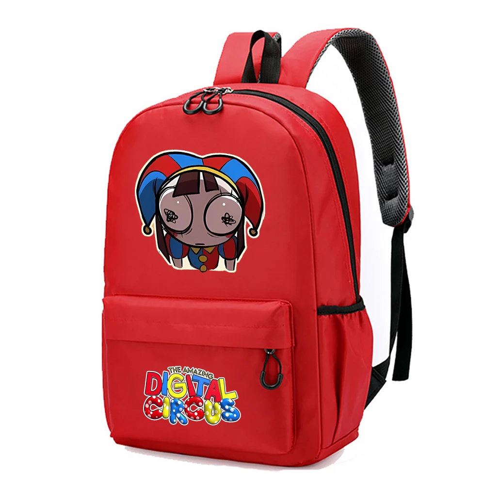 The Amazing Digital Circus Backpacks Anime Pomni High-capacity Knapsacks Kid Shoulders Bags Game School Bags Supplies Party Gift view 3