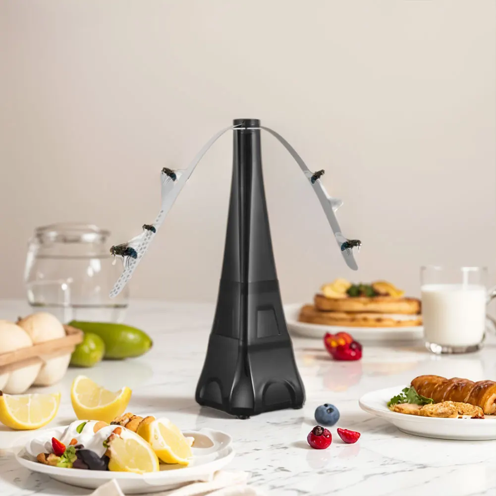 

1/2 шт. вентилятор от мух, спиннер для мух, вентиляторы для мух, портативный сдерживающий мух, питание от батареи для домашней вечеринки, ресторана