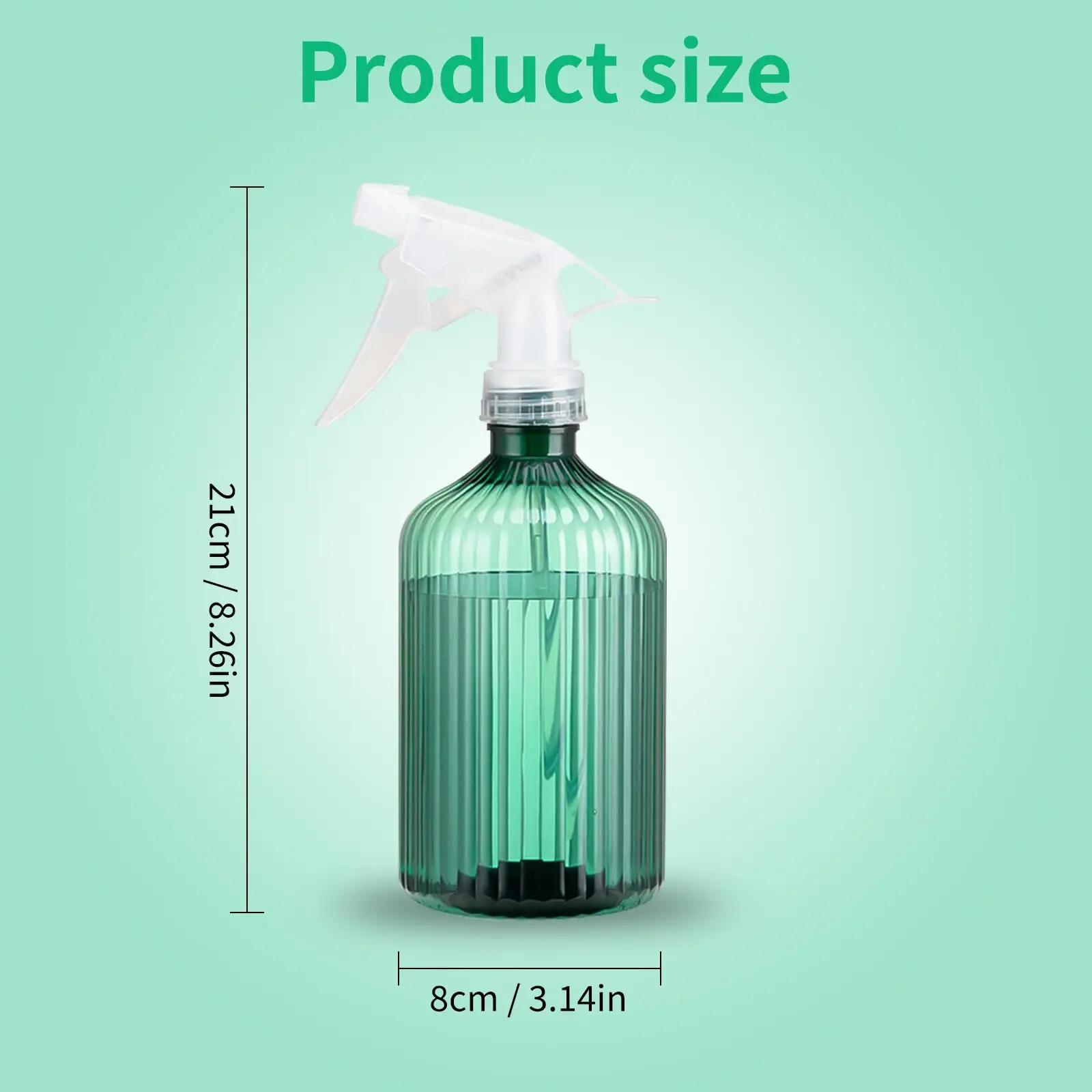 500ml Plant Misting Sprayer Watering Can Garden Sprinkler Kettle Bottle for Indoor Flower Succulent Herb Seed Starting Spring view 6