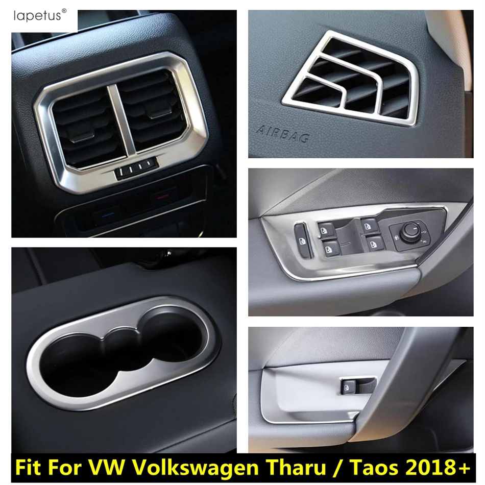 

Dashboard Air AC Vents / Window Lift / Glove Box / Rear Conditioning Outlet Cover Trim For VW Volkswagen Tharu / Taos 2018- 2023